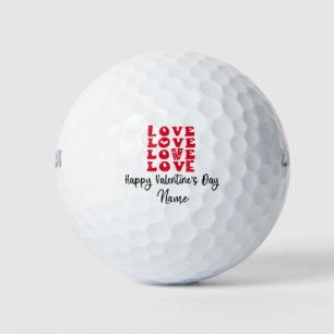 Valentine's to golfer mit Liebe Golfbälle