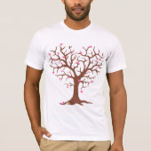 Valentines Tree Mens T - Shirt (Vorderseite)