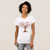 Valentines Tree Womens T - Shirt (Vorne ganz)