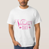 Valentine's Typography Sayings T-Shirt (Vorderseite)