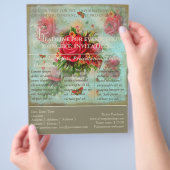 Valentines und Rosen - Ereignis-Flyer Flyer (Hand)