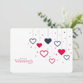 Valentines Urlaubskarte Feiertagskarte (Stehend Vorderseite)