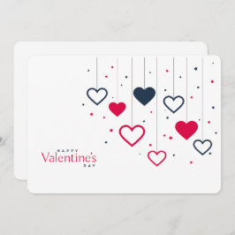 Valentines Urlaubskarte Feiertagskarte