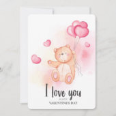 Valentines Urlaubskarte Feiertagskarte (Vorderseite)