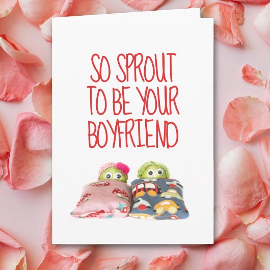 Valentine's Vegan Love, Girlfriend Vegetable Funny Karte