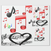 Valentine's Verpackungspapier Geschenkpapier (Flach)