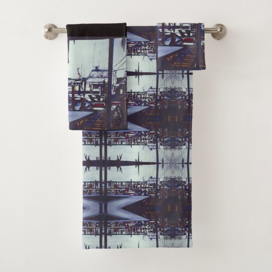 Valentine's View, Harbour Island, Bahamas Badhandtuch Set (Insitu)