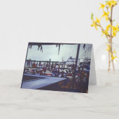 Valentine's View, Harbour Island Grußkarte Karte (Gelbe Blume)