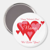 Valentines von Janz für Nana Large Magnet (Vorderseite/Rückseite)