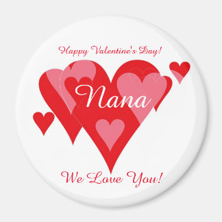 Valentines von Janz für Nana Large Magnet