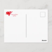 Valentines von Janz für Oma Liebe Sie Postkarte (Rückseite)