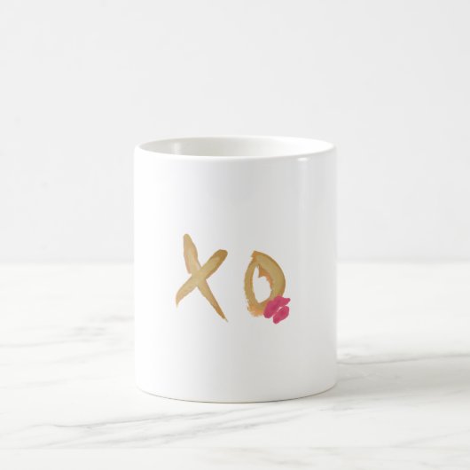 Valentine's Women's Coffee Tasse: Umarmen und Kiss Kaffeetasse (Mittel)