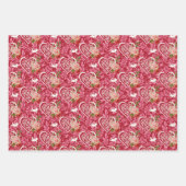 Valentines Wrapping Paper Geschenkpapier Set (Vorderseite)
