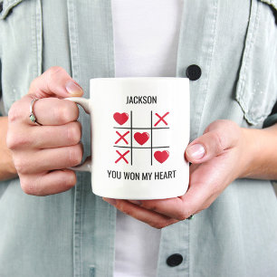 Valentines You Won My Heart Kaffeetasse