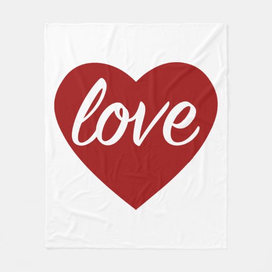Valentingeschenk Fleecedecke (Vorderseite)