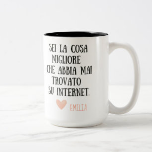 Valentingeschenk für Freund,Tasse für ihn Zweifarbige Tasse