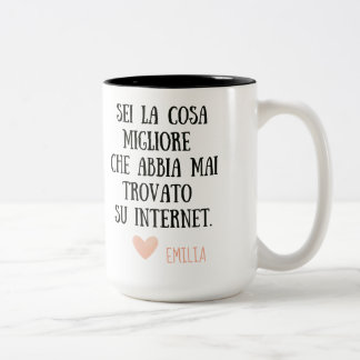 Valentingeschenk für Freund,Tasse für ihn Zweifarbige Tasse