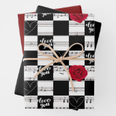 Valentingeschenk Geschenkpapier Set (Beispiel)