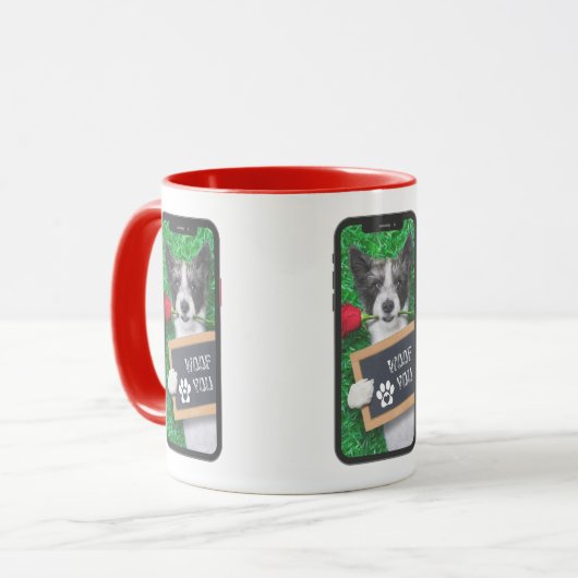Valentingeschenk Tasse (Vorderseite Links)