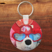 Valentingestopfte Tiere Schlüsselanhänger (Vorderseite)