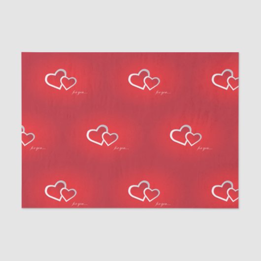 Valentingewebe Seidenpapier (Vorderseite)