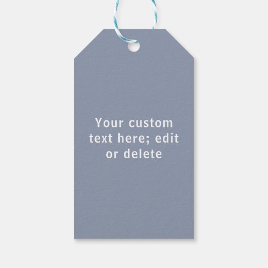 Valentingrau-weiße Liebe Geschenkanhänger (Rückseite)