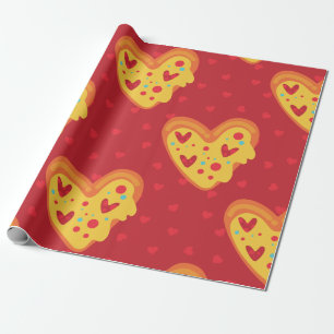 Valentinherpizza Liebe Italienische Küche Geschenkpapier