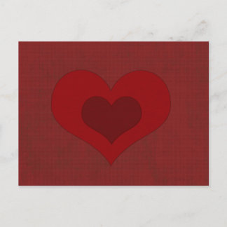 Valentinherz Feiertagspostkarte