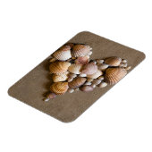 Valentinherz hergestellt mit Muscheln Magnet (Linke Seite)