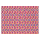 Valentinherz mit goldenen Winkeln Tischdecke (Vorderseite (Horizontal))