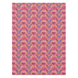 Valentinherz mit goldenen Winkeln Tischdecke