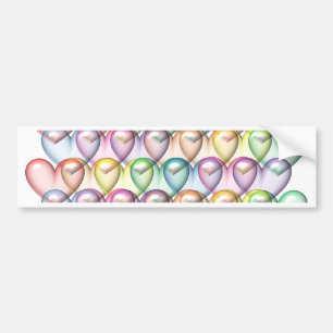 Valentinherzen 3d valentiner Tag Autoaufkleber