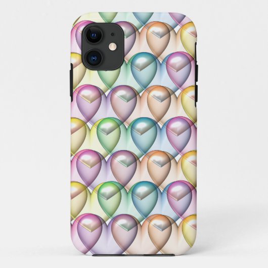 Valentinherzen 3d valentiner Tag Case-Mate iPhone Hülle (Rückseite)