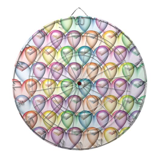 Valentinherzen 3d valentiner Tag Dartscheibe (vorne)