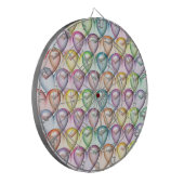 Valentinherzen 3d valentiner Tag Dartscheibe (Vorderseite Links)