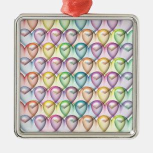 Valentinherzen 3d valentiner Tag Ornament Aus Metall
