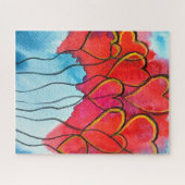 Valentinherzen Ballons Puzzle (Horizontal)