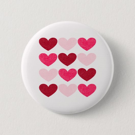 Valentinherzen Button (Vorderseite)