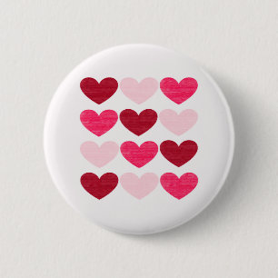 Valentinherzen Button