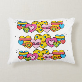 Valentinherzen Dekokissen