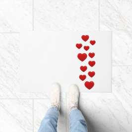 Valentinherzen Fußmatte
