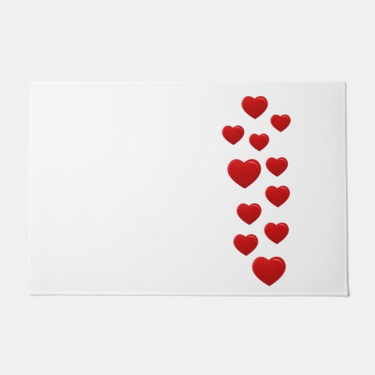 Valentinherzen Fußmatte (Vorderseite)