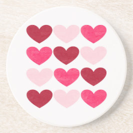 Valentinherzen Getränkeuntersetzer