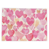 Valentinherzen Große Geschenktüte (Rückseite)