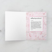 Valentinherzen Karte (Innenseite)