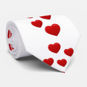 Valentinherzen Krawatte (Gerollt)