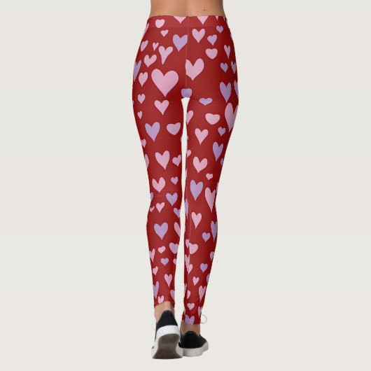 Valentinherzen Leggings (Rückseite)