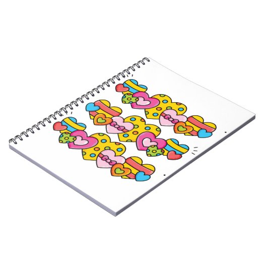 Valentinherzen Notizblock (Linke Seite)