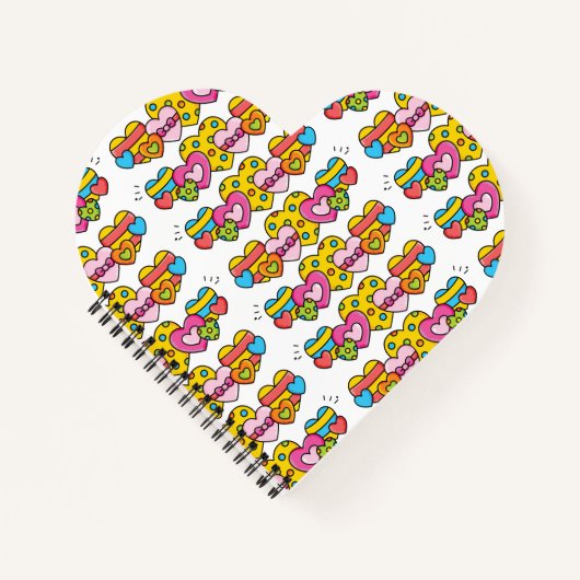 Valentinherzen Notizblock (Vorderseite)