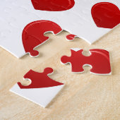 Valentinherzen Puzzle (Seite)